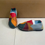 Mitmev&auml;rvilised Naiste Mokassiinid Retro Naiste Lamedad Kingad Pehmed Naiste Slip-onid Patchwork Naiste Mokassiinid Suur Suurus 43 Rasteiras Femininas 35