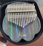 KIMI 17-klahviga kristallselge akr&uuml;&uuml;l Kalimba p&ouml;idlapianino gray