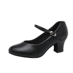 Naiste ladina-salsa tantsukingad T&uuml;drukute konts 5cm Moodne ballisaali tantsuking Naiste t&uuml;drukute tango tantsukingad Suurus 34-40 35 black