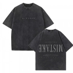 NF HOPE Album Pesitud T-s&auml;rk MISTAKE Muusika Hip Hop Vintage Pesitud Puuvillased T-s&auml;rgid Unisex S mitmev&auml;rviline