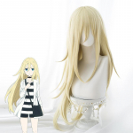 Rachel Gardner parukas Angels of Death Cosplay parukas s&uuml;nteetiline blond juus Ray Cosplay parukad (as the picture,One Size)