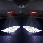 AWLV7 2tk Skoda Superb 2 MK2 Superb 3 2009-2024 jaoks LED Auto Ukse Logo Projektori Lamp Tervituslamp Kummitusvarju Lamp Tervitusvalgustid 2PCS black