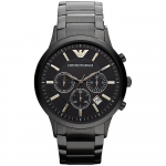 Emporio Armani AR2453 Meeste Renato Kell Must 42mm must