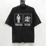 Trummar Trummid Sinu Isa Minu Isa T-s&auml;rk Pesta 100% Puuvill &Uuml;lem&otilde;&otilde;dulised T-s&auml;rgid Vintage Mehed Naised Streetwear Suvised T-s&auml;rgid S