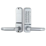 Mehaaniline koodlukk Veekindel Parooliga avamine Alumiiniumisulam Vargusvastane V&auml;lisukselukk (Black,Aluminum Door&Code Lock&Aluminum alloy) must