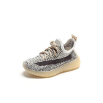 Laste Hingavad Flyknit tossud Poistele T&uuml;drukutele Kerged Pehme Tallaga Jooksukingad 26 insole 16cm pruun