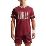 Nike Jannik Sinner Dri-FIT Kiiresti kuivav &Uuml;mmarguse kaelusega L&uuml;hikeste varrukatega Tennises&auml;rk Meestele topid IM6124677 S