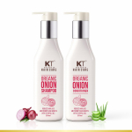 KT Professional Advanced Juuksehooldus Orgaaniline Sibula&scaron;ampoon & Palsam Komplekt Juuste Kasv & Juuste V&auml;ljalangemise Vastane Rikastatud Keratiini & Aloe Veraga Sulfaat-