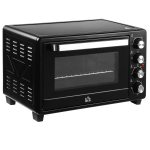 Elektriline t&ouml;&ouml;lauale paigutatav ahi 32L 1600W, 3 kuumutusrežiimi, taimer ja reguleeritav temperatuur 52,2x38,1x33,5 cm Must 52.2 x 38.1 x 33.5 cm