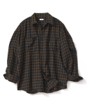 TAKEASY Vintage &Uuml;le Duplini Ruuduline S&auml;rk (S&uuml;si) Charcoal/L black