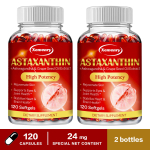 Xemenry Astaxanthin 24mg pehmekapslid 120 tk &mdash; Antioks&uuml;dandi tugi, liigeste tugi, igap&auml;evane heaolu 120*2