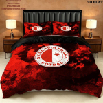 SK Slavia Praha Mustriga Voodipesu Tekikott Komplekt Kodu Kaunistus Kingitus (1 * tekikott + 2 * padjap&uuml;&uuml;ri ilma s&uuml;damikuta) 200x200cm