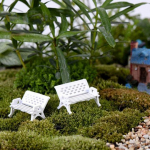 2 tk Mini pargi istmepink aiakaunistusega miniatuurne k&auml;sit&ouml;&ouml;haldjas nukumaja sisekujundus S