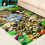 3D vaip Vahemere delfiinide stiilis matt elutuba diivanilaud diivan magamistoa p&otilde;randavaip 100cm*160cm