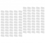 100 tk kleepuv huuleadapter v&otilde;i riidepuu k&otilde;rvar&otilde;ngakaardi kuvamiseks as described