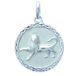Les Tr&eacute;sors De Lily [J6009] &ndash; h&otilde;bedane 'Lion' h&otilde;bedane ripats (roodiumiga kaetud) &ndash; 18 mm h&otilde;be