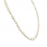 Les Tr&eacute;sors De Lily [L2672] &ndash; Elevandiluust Perla kaelakee (50 cm 8 mm) beež