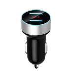 Kahe USB-autolaadija pistikupesa 3,1 A telefoni laadija toiteadapter 2 pordiga USB digitaalne LCD pingeekraani voltmeeter 12 V 24 V autodele h&otilde;be