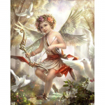 5d teemanttikandid Little Angel Diy Teemantmaal Riststiit 20X30CM