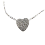 7bis [R1486] - Bracelet artisanal 'Love' argent&eacute; -  7x7 mm h&otilde;be