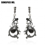 SUNSPICEMS Vintage lilledega k&otilde;rvar&otilde;ngas naistele Araabia k&otilde;rvar&otilde;ngas Retrokuldne h&otilde;bedane v&auml;rv Bohemia etniline pulmaehteid pulmakink must