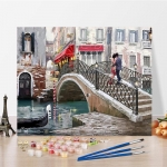 DIY maalimine numbrite j&auml;rgi Digitaalne &otilde;limaal Kodukaunistamine Hobid Kujutav kunst Numbrid Maalimine Numbrid &Otilde;limaal &Otilde;limaal 40x50cm no frame