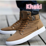 Meeste tossud Mugavad vabaajajalatsid Kanvasaapad Moodsad kingad Talv 43 khaki