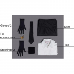 Scione Anime Bungou hulkuvad koerad Xie Ye Jingzi Cosplay kost&uuml;&uuml;m Yujie Faner Women Cosplay JK Anime t&auml;iskomplektid S