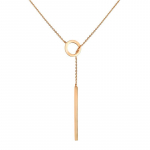 Kinel Fashion Little Circle Choker kaelakeed Rose Gold Ripats Kaelakee roosa kuldne v&auml;rv