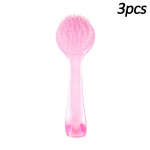 3 tk plastist k&uuml;&uuml;nehari, pehme eemaldab tolmust meigipesuharjad k&uuml;&uuml;nekunsti tolm &uuml;mmarguse peaga pulber puhas korgiga pedik&uuml;&uuml;riga pintsel