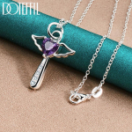 925 Sterling Silver Cross 16-30 tolli kaelakee mood ehted 50cm