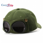 Cozy Up Unisex pesapallim&uuml;ts P&auml;ikesekaitse p&auml;ikesevarjuprillid &Otilde;ues m&auml;gironimisprillid  One size roheline