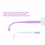 1 tk k&otilde;rge sagedusega n&auml;ohooldus argoon-seeneelektroodi d&uuml;&uuml;si kinnitustorud n&auml;omasseerija lilla hele n&auml;onahahooldus, violetne