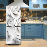 Lillelind 3D kleebis k&uuml;lmkapile veekindel k&ouml;&ouml;gi tapeet m&ouml;&ouml;bli kaunistus plakat ukse seinamaal k&uuml;lmkapi kaane kleebised 60x180cm(1 pcs)
