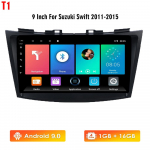 Icreative 2 Din Carplay Androidi 9-tolline multimeediumipleier Suzuki Swift 2011&ndash;2015 autoraadio GPS-navigatsioonis&uuml;steemiga Bluetooth WIFI peakomplekt