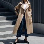 Johnature Korea Fashion &uuml;hev&auml;rvilised, k&otilde;ik sobivad naistele S&uuml;gisene kaelarihmaga side, lahtised naiste mantlid S khaki