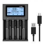 18650 Akulaadija, LCD suudab kuvada mahutavust, 2A Kiire 18650 Laadija, Sobib Liitiumakudele AA AAA