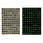 Auto helendav multifunktsionaalse juhtnupu kleebis Toyota C-HR CHR Corolla Rav4 Rav 4 Auris Yaris Prius Camry Prado jaoks roheline