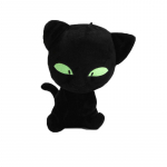 Moe-anime armsad pehmed pl&uuml;&uuml;sist nukud, mustad ja punased m&auml;nguasjad 20cm