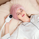 Elektriline &otilde;husurve pea masseerija soojendus peapael s&otilde;tkumispea turvapadi massaaži v&ouml;&ouml; peanaha s&uuml;gav massaaž peavalu valu leevendamine roosa