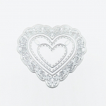 3 tk s&uuml;damepits &otilde;&otilde;nes raam metallist terasest l&otilde;ikevormid &scaron;abloon DIY paberkaardi reljeefne mall