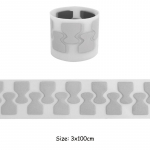 H&otilde;bedane vin&uuml;&uuml;lkile triigitavad &uuml;lekandeplaadid 3x100 cm helkurteibid Soojuskandurid Ropa riided Kleebised kapuutsid isetehtud plaastrid 3x100cm