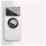 Peeglikaitse suur aken Iphone Magnetic Magsafe telefoni&uuml;mbris Iphone 14pro Max 12 13 j&auml;&auml;tunud kaitse&uuml;mbris k&otilde;va &uuml;mbris for iphone13 Pro(6.1") lilla