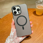 Luksuslik Kvaliteetne Magnetic Suction Juhtmeta laadimine h&auml;rmas pooll&auml;bilaskev telefoni&uuml;mbris Sobib iPhone 14 13 12 11 Pro Max kukkumisvastaste &uuml;mbristega iPhone 14 Pro Max must