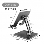 Metallist laua mobiiltelefoni hoidik IPhone IPad Xiaomi reguleeritava lauaarvuti tahvelarvuti hoidja jaoks universaalne laua mobiiltelefoni alus