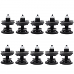 Auto uksepaneeli kaardiklambrid salongi kinnitusvahendid kinnitusdetailid needid tarvikud VW Touareg 7L 7P CR 2002 2003 2004 2005 - 2020 jaoks 10pcs