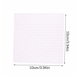 Madala temperatuuriga termoplastiline ninalahase kirurgia plaadi ortopeediline fiksaator 10*10cm valge