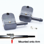 Vastupidav pesumasina pihustid Jet Spray 8mm Black Jet Uus