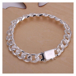 Kvaliteetne mood 925 h&otilde;bedased k&auml;ev&otilde;rud v&otilde;lu 7,5 mm kett meeste naiste pulmakingitus tehase hind 21cm h&otilde;be