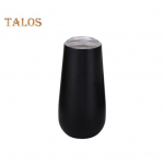 180 ml munakoorega tass U-kujuline kuumakindel roostevabast terasest veini&otilde;llekruus pritsmekindla kaanega Ergonoomiline kaasaskantav disain lihtsaks joomiseks